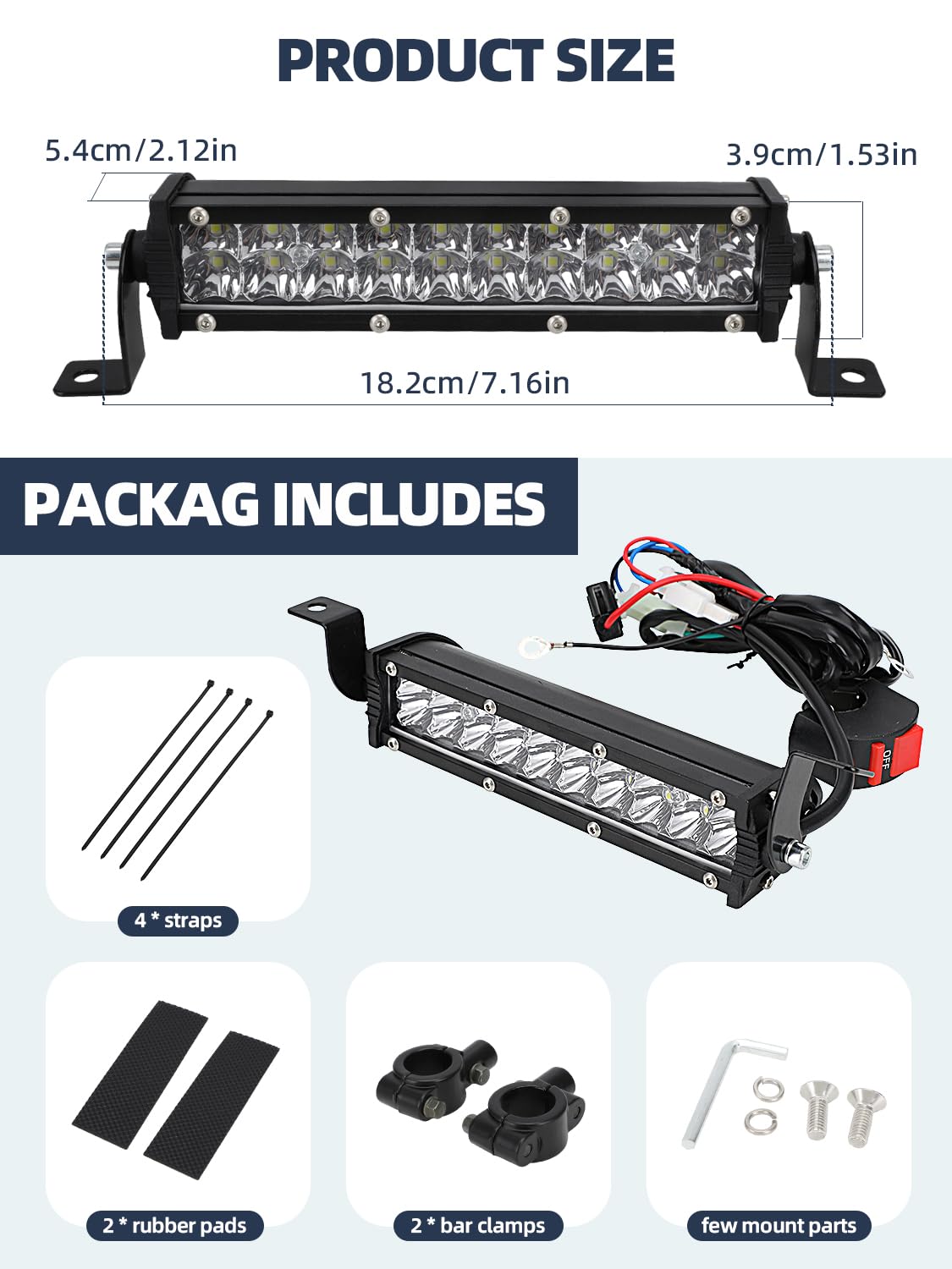 USTPO close-up of LED lenses and aluminum housing for durable heat dissipation