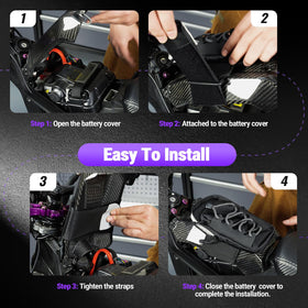 USTPO convertible arm strap in use for off-bike carry and hands-free convenience