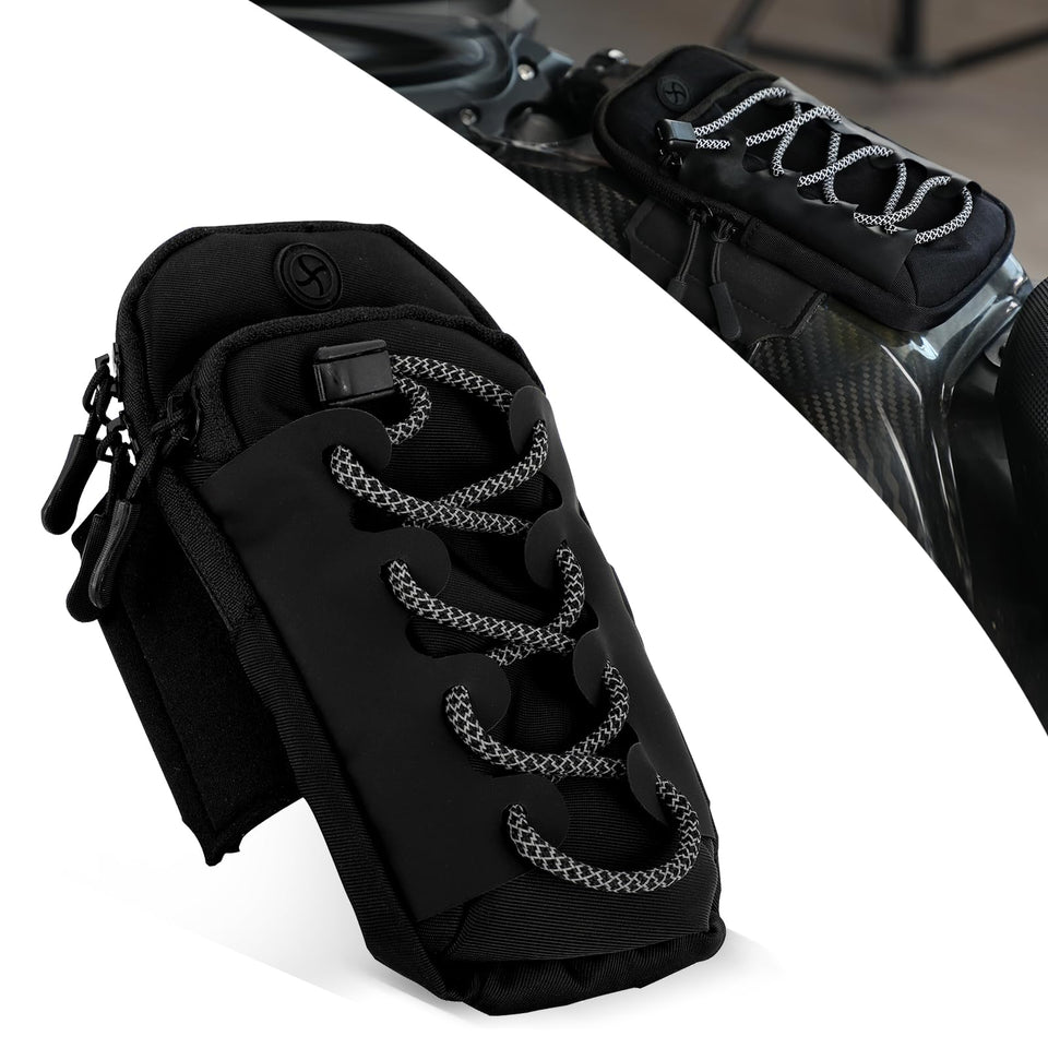 USTPO front view of battery cover bag showing integrated fit and clean profile