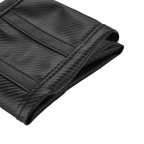 USTPO seat cover side profile preserving seat shape and comfort benefit