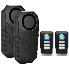 USUPERINK front packaging showing two alarm units and remotes, clear kit overview and protection benefit