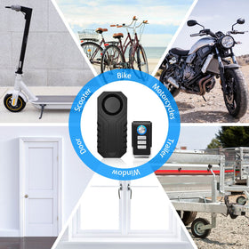USUPERINK alarm exposed to rain, demonstrating IP65 waterproof protection benefit
