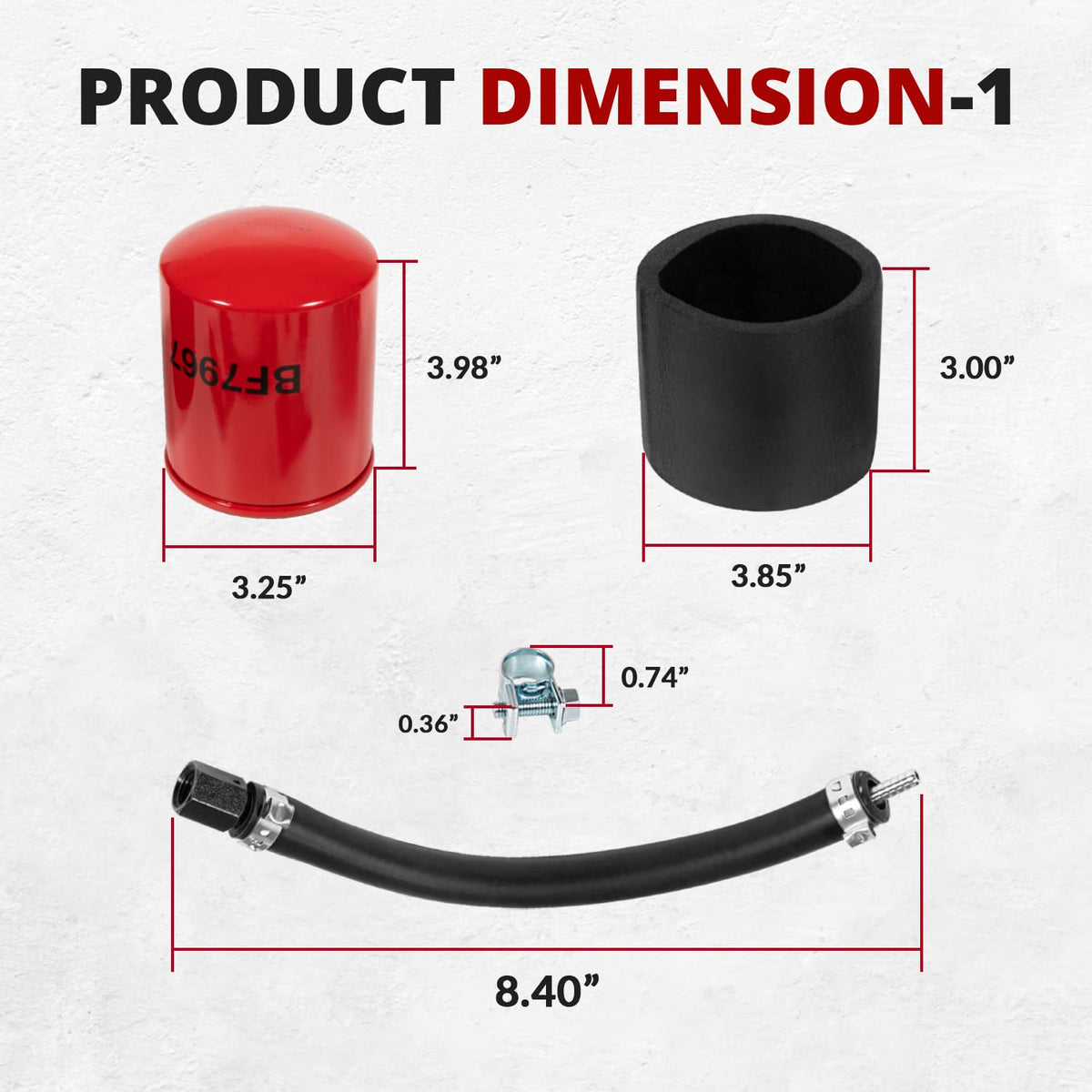 usvehj scale comparison with ruler to show compact dimensions and installation space