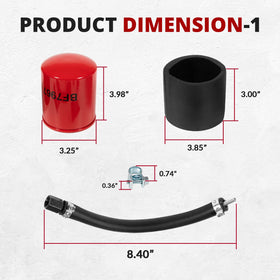 usvehj scale comparison with ruler to show compact dimensions and installation space
