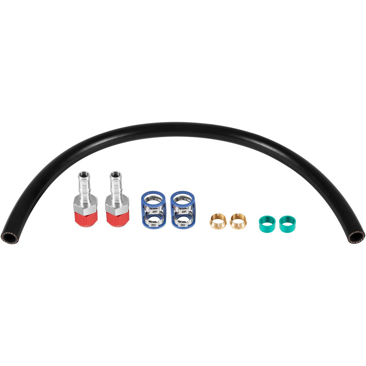 usvehj splice kit next to ruler illustrating compact, serviceable size