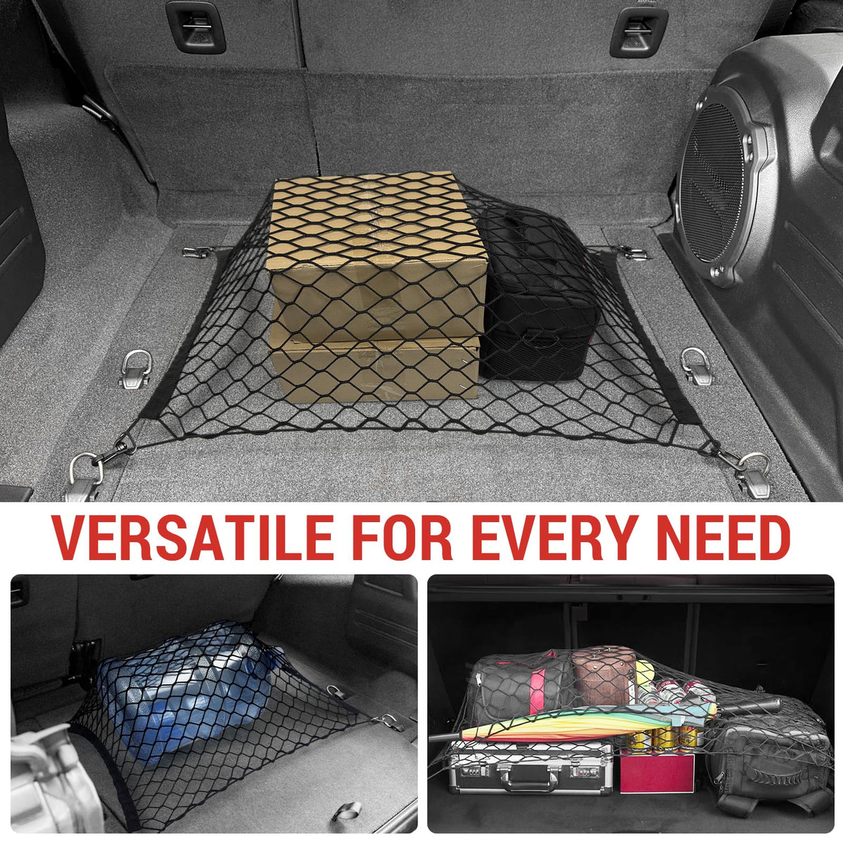 Utiiy folded net flat for compact storage demonstrating convenience