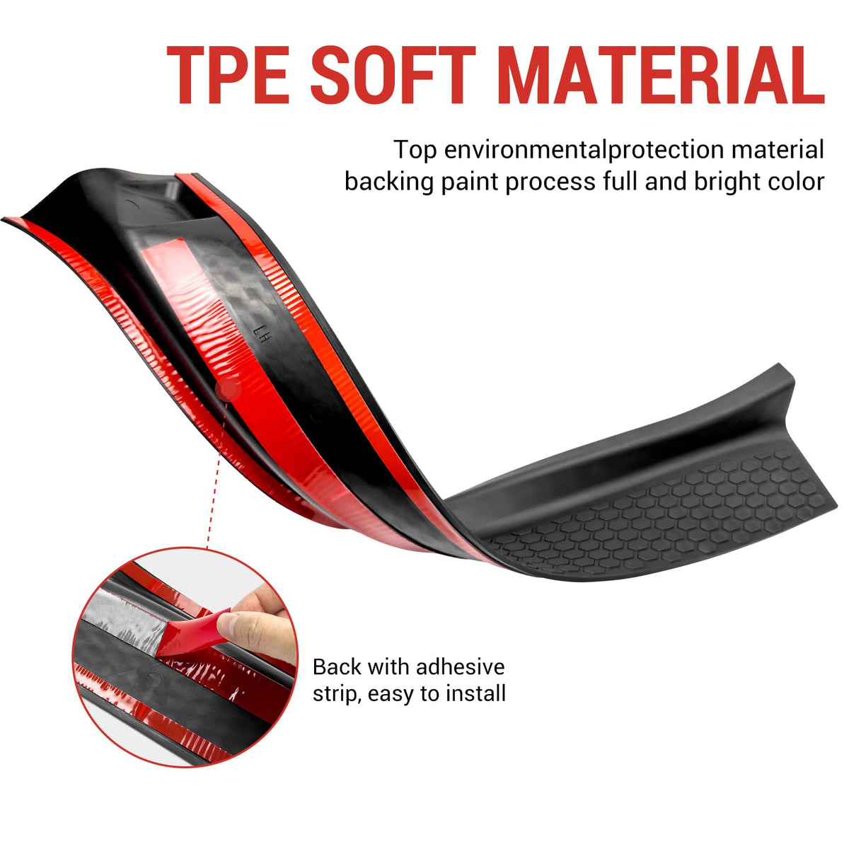Utiiy sill protector next to ruler showing accurate fit dimensions
