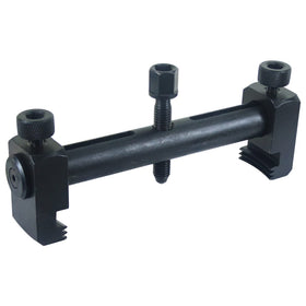 UTMALL tool in use on A/C pulley showing safe, centered extraction benefit