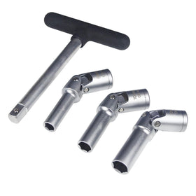 UTMALL sockets beside ruler showing length and scale benefit for deep plugs