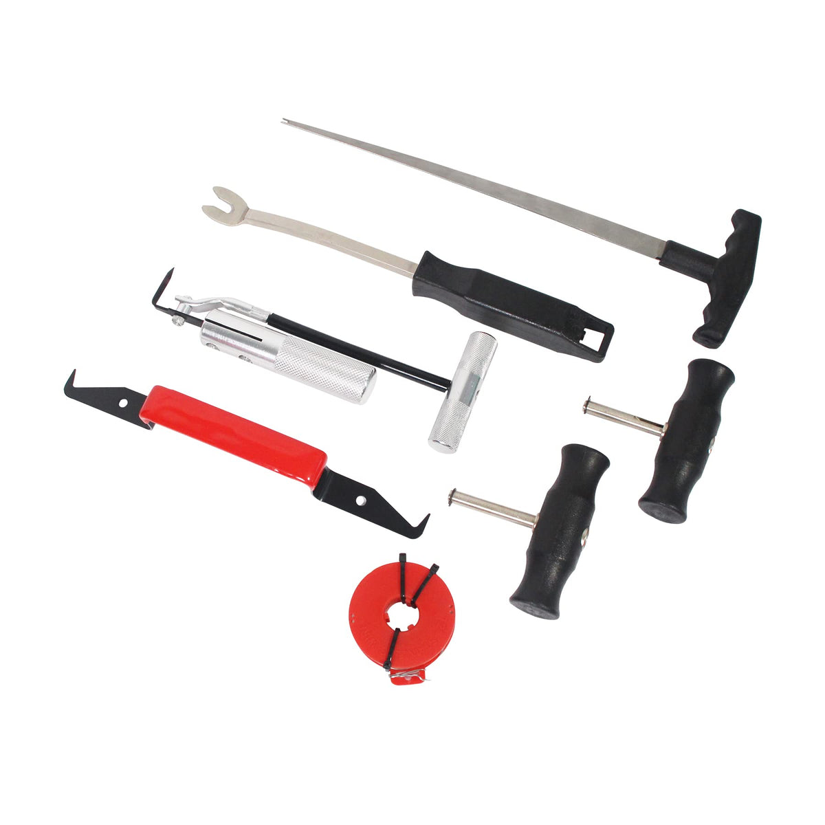 UTMALL tools beside ruler for scale, compact portable kit benefit