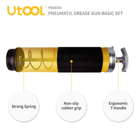 UTOOL flexible 18-inch resin hose detail demonstrating reach for recessed fittings