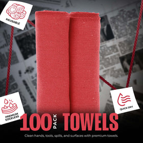 Utopia Towels neatly folded stack showing reusable convenient storage