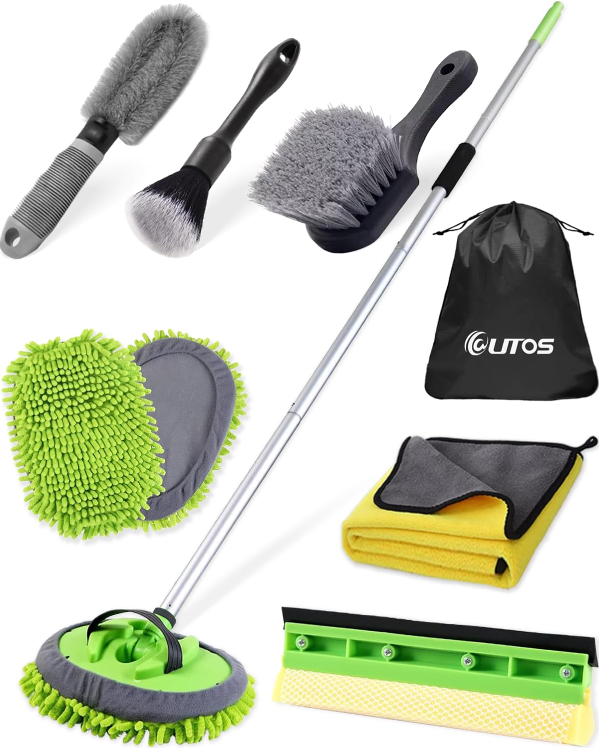 @utos front packaging showing full car wash kit and benefits in one view