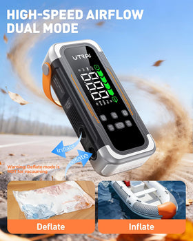 UTRAI air pump cylinder detail demonstrating high-pressure performance