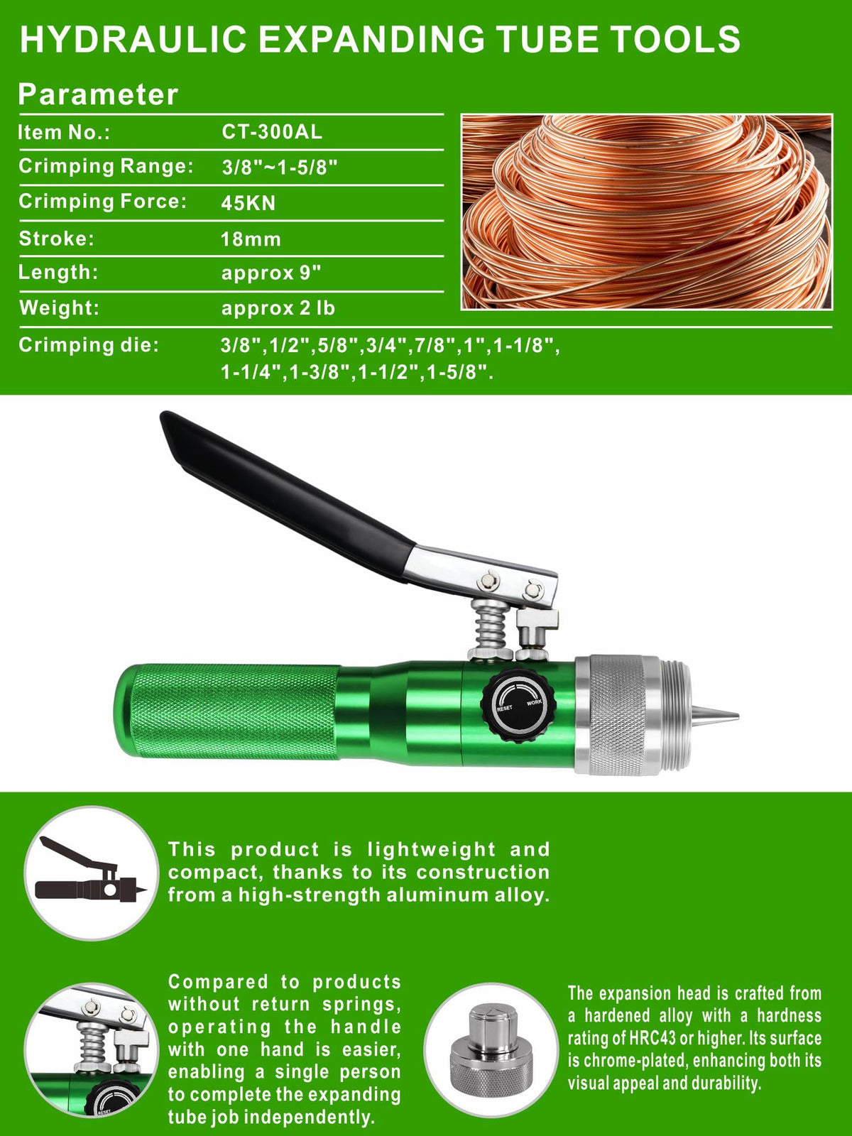 UTZIKO tube cutter and deburrer close-up demonstrating neat pipe prep and time savings