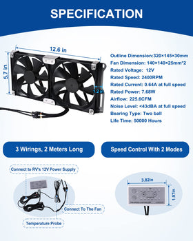 Uueego close-up of fan blades highlighting durable build and efficient airflow