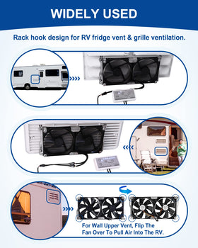 Uueego side profile showing slim 1.1–1.5 inch depth for simple vent installation