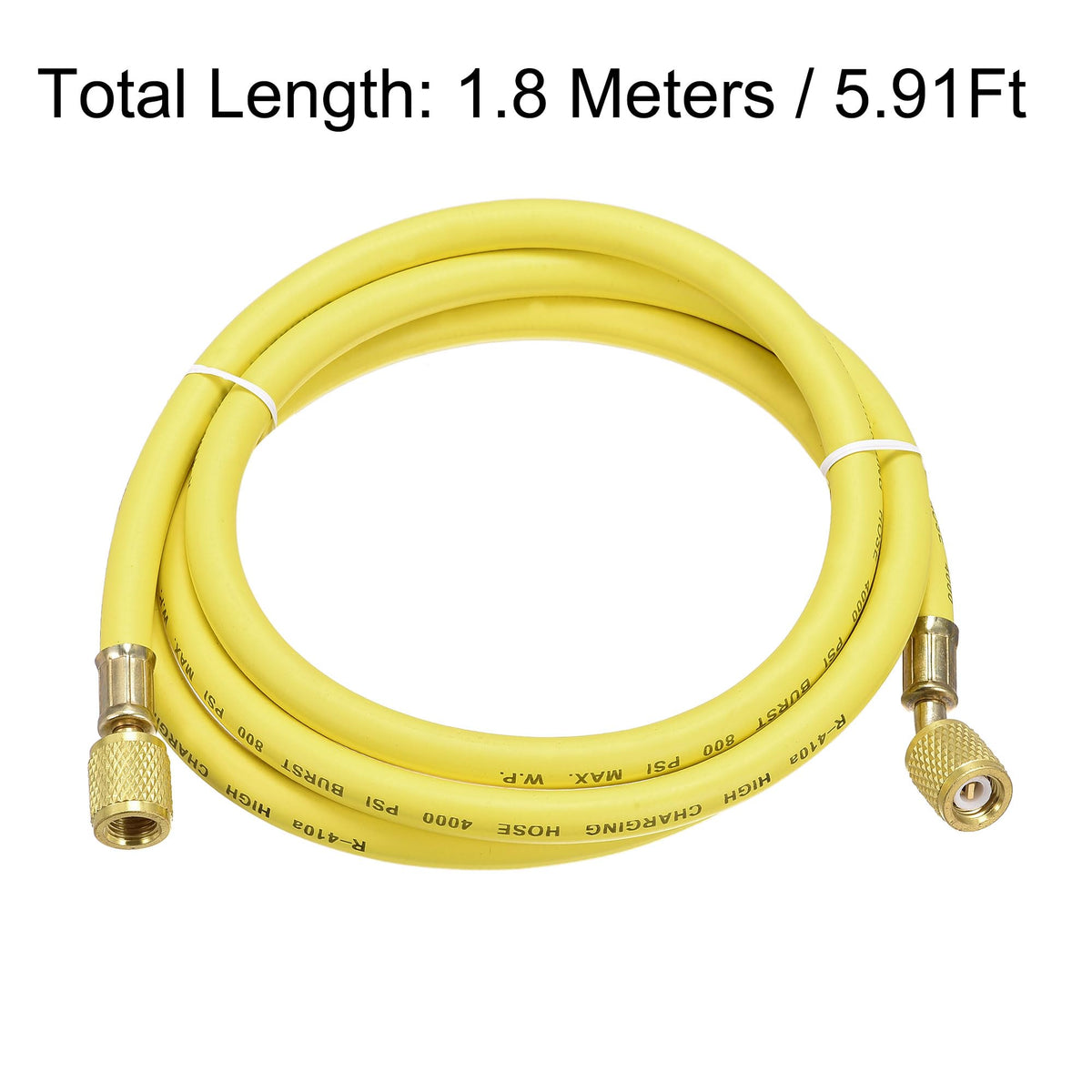 uxcell close-up of brass connector highlighting secure crimp and corrosion resistance