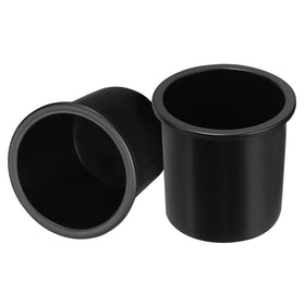 uxcell front view packaged showing both black drop-in cup holders and space-saving benefit