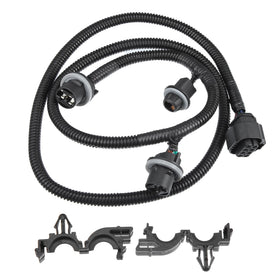 uxcell front view of driver-side tail harness showing fitment and easy replacement benefit