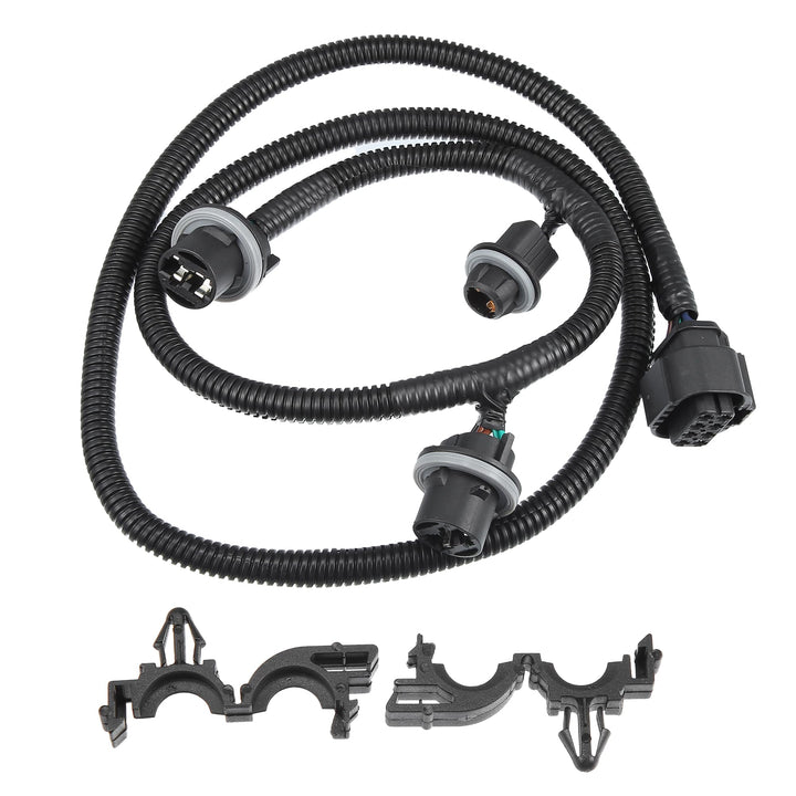 uxcell front view of driver-side tail harness showing fitment and easy replacement benefit