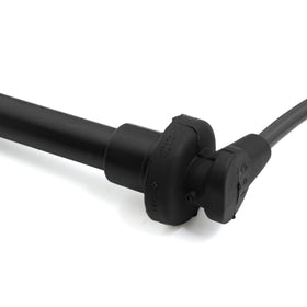 uxcell ignition wire length comparison with ruler showing pre-cut exact lengths