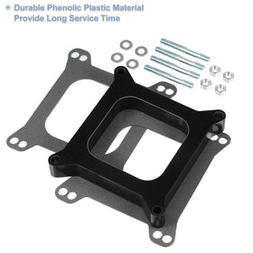 uxcell spacer installed on intake manifold illustrating heat isolation advantage
