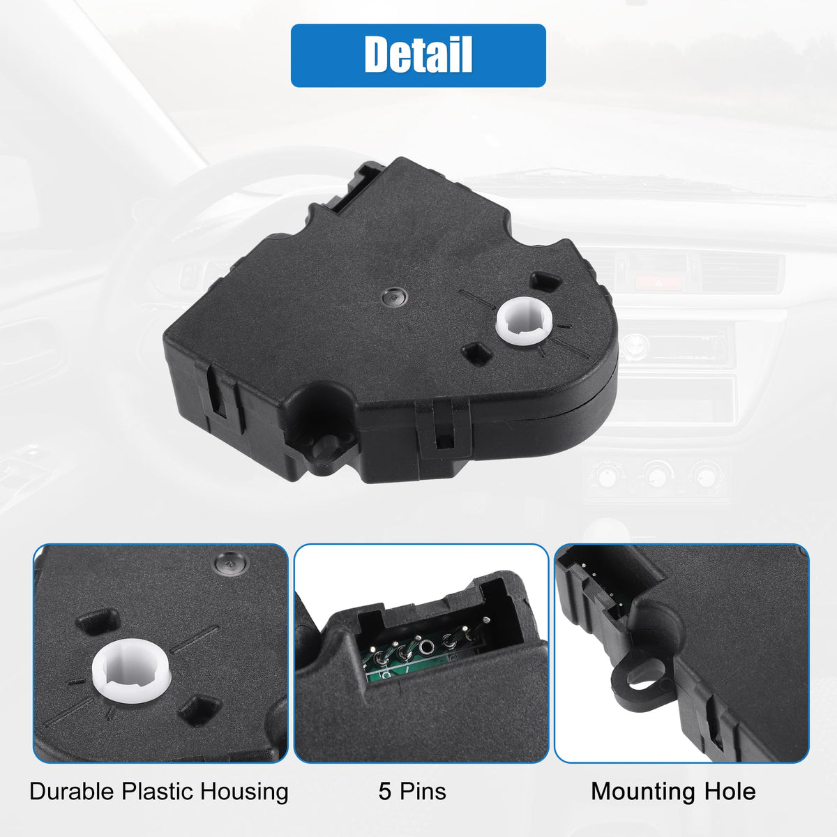 uxcell actuator installed under glovebox demonstrating restored airflow control