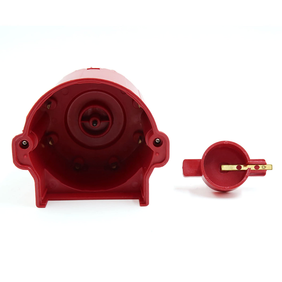 uxcell cap and rotor kit components laid out for easy installation