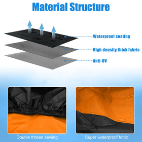 uxcell label and reinforced stitching detail indicating durable construction