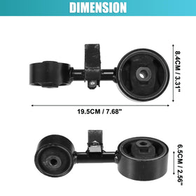 uxcell motor mount beside ruler showing actual scale to confirm correct size before purchase
