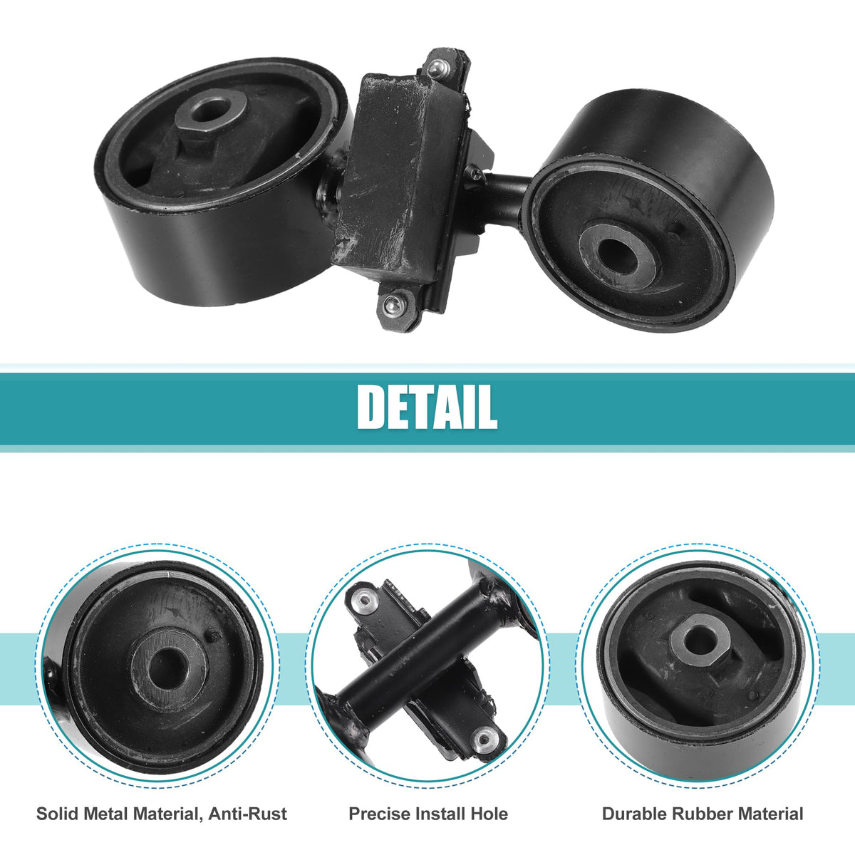 uxcell side profile showing shape and mounting dimensions for accurate OEM-alike replacement