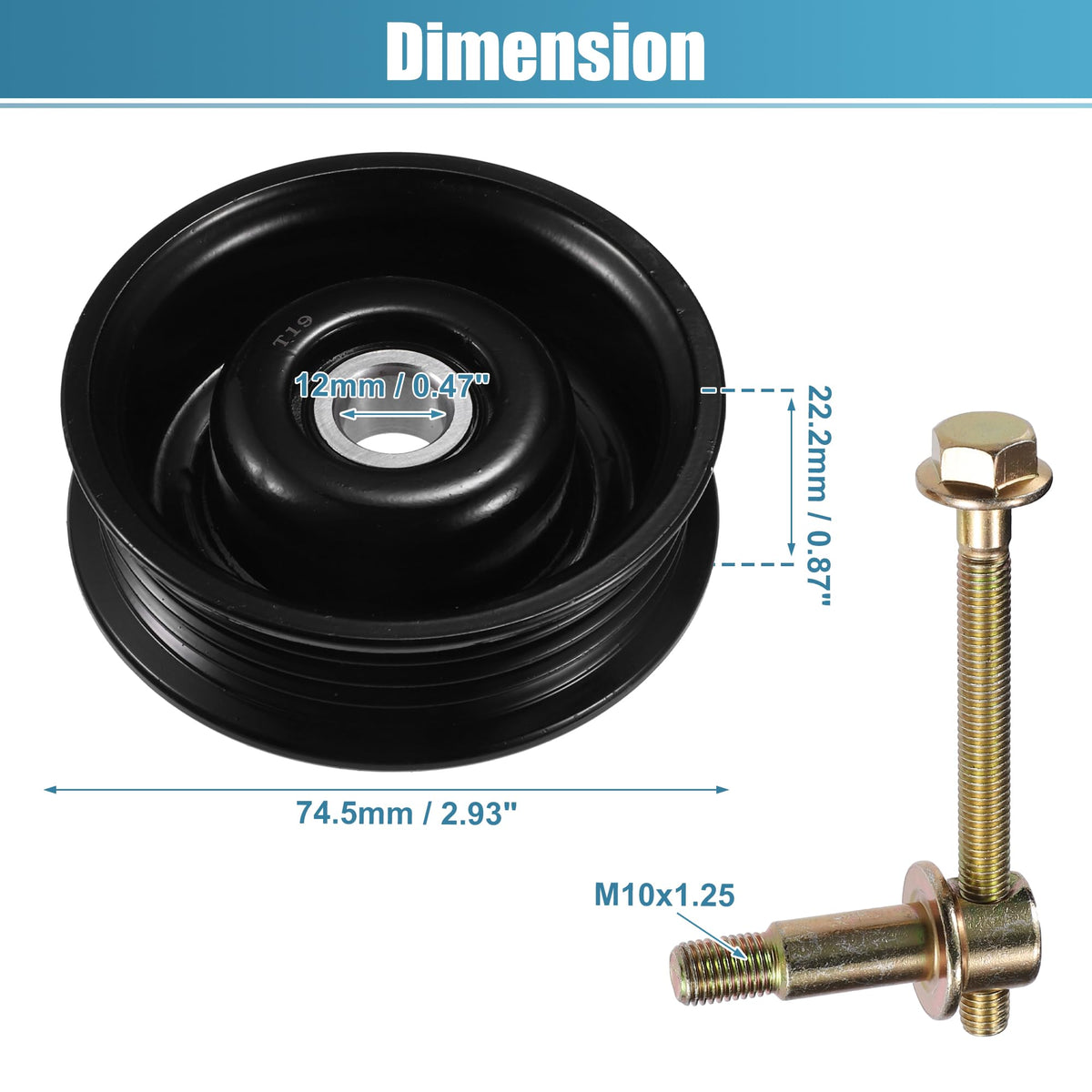 uxcell packaged tensioner with components included for straightforward installation