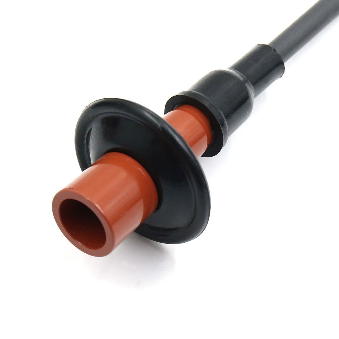 uxcell silicone jacket closeup highlighting texture and reinforcement benefit: heat resistance