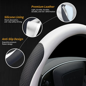 Uxcer label and anti-slip silicone lining detail for secure handling