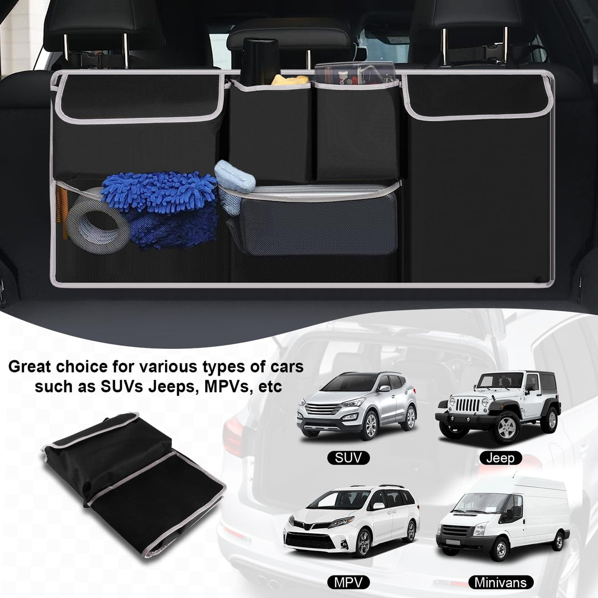 UYYE lifestyle image with groceries and kids items showing organized car trips