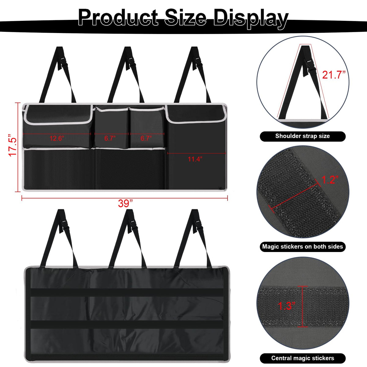 UYYE mesh pouch detail showing breathable pockets that secure small items