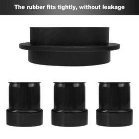 UYZO detailed view of barbed couplers showing ridged profile for secure hose grip