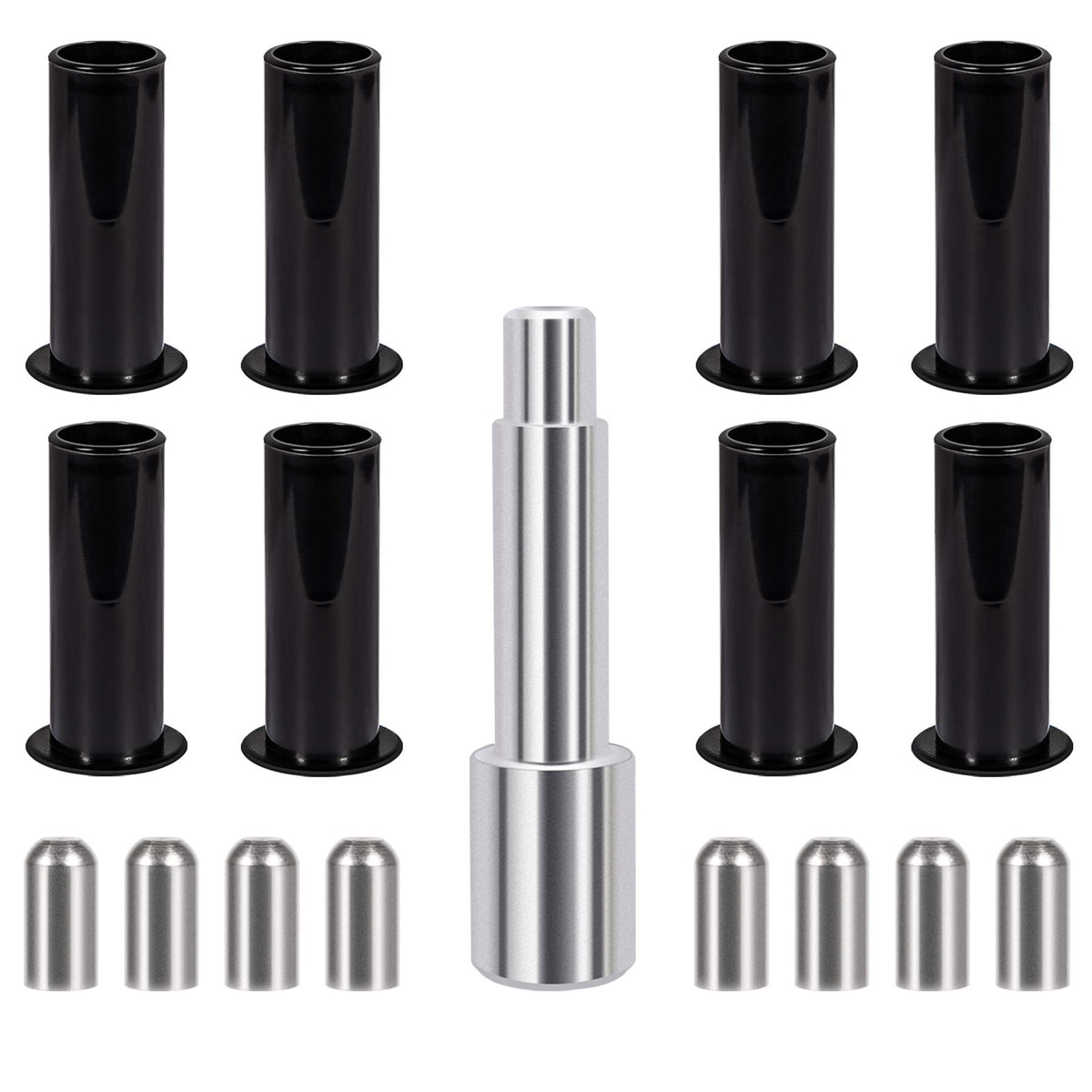 V-SEK tools and parts laid out showing complete kit for a single-job convenience