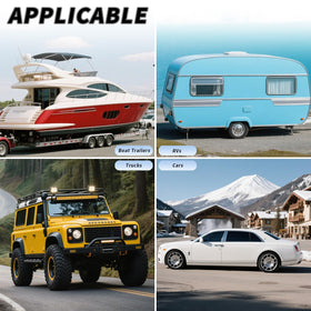 Vacallity chocks at campsite showing convenience for travel setups