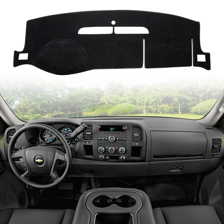 VAFMOLEI front view of dashboard cover showing exact LTZ fit and protection