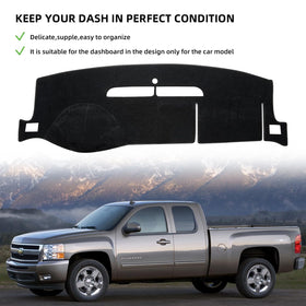 VAFMOLEI in truck interior blocking sunlight and hiding dash wear for comfort