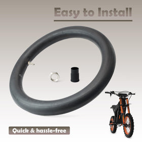 VAINELY e-bike front wheel in off-road use highlighting shock absorption