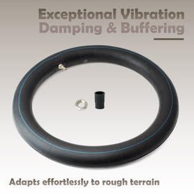 VAINELY tube installed on a front wheel demonstrating straightforward fit