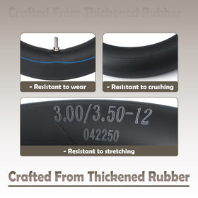 VAINELY inner tube installed on rear wheel improving stability and ride comfort