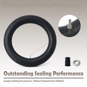 VAINELY inner tube beside ruler showing scale for accurate size verification