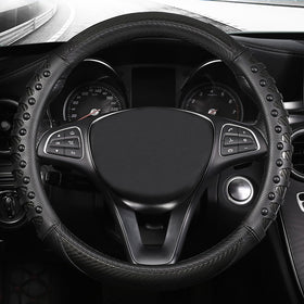 vaitarkli close-up of carbon fibre leather texture, highlights durable wear-resistant finish