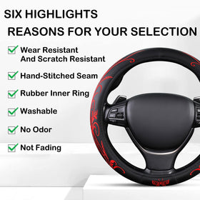 vaitarkli installed on a steering wheel showing improved grip and interior styling