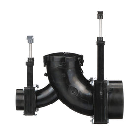 Valterra front view showing dual rotating outlets and clean design benefit