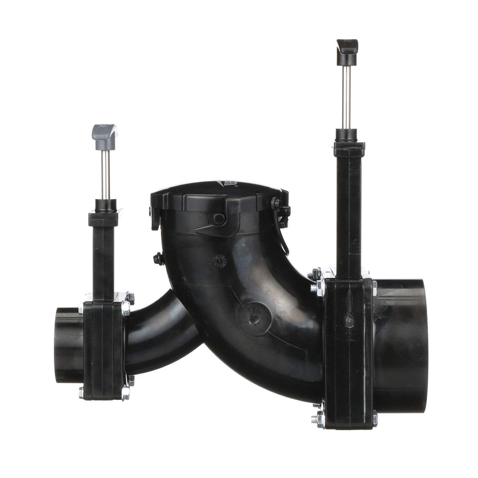 Valterra front view showing dual rotating outlets and clean design benefit